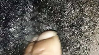 Black ebony hairy pussy